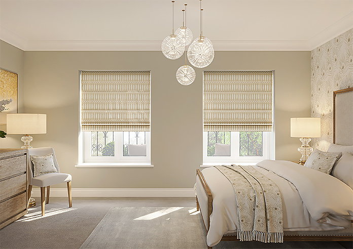 Nazca, Heritage Gold - Twist&Fit Roman Blind - Image 8